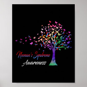 Ribbon Noonan's Syndrome Awareness  Poster