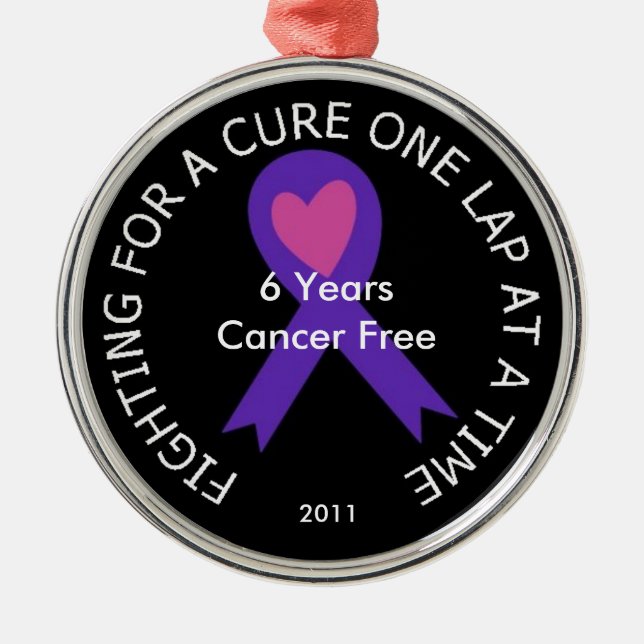 Ribbon of Hope Celebration Ornament (Front)
