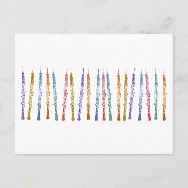Ribbon of Oboes Postcard (Front)