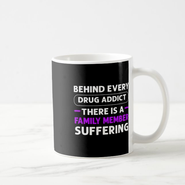 Ribbon. Overdose Awareness  Coffee Mug (Right)