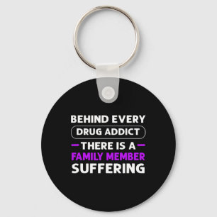 Ribbon. Overdose Awareness Key Ring