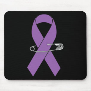 Ribbon Pin- Pancreatic Cancer Awareness Item for W Mouse Mat