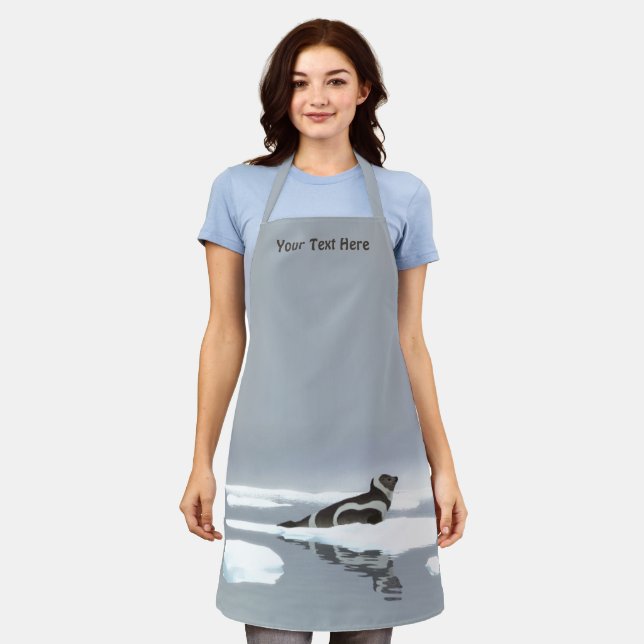 Ribbon Seal On Ice Apron (Worn)