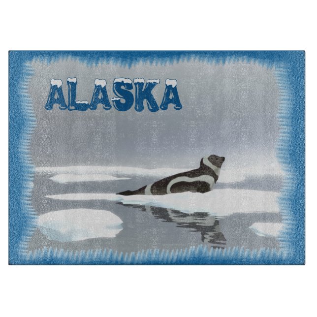 Ribbon Seal On Ice Cutting Board (Front)
