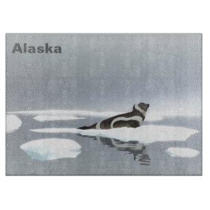 Ribbon Seal On Ice Cutting Board