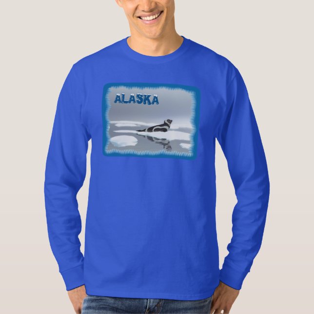 Ribbon Seal On Ice T-Shirt (Front)