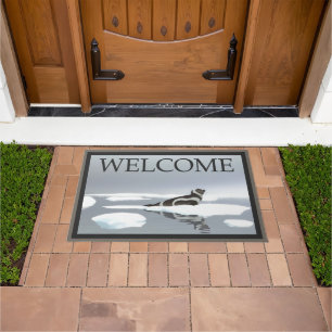 Ribbon Seal On Ice - Welcome Doormat