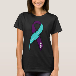 Ribbon Suicide Awareness Mental Health For Men Wom T-Shirt