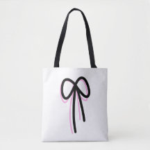 ribbon tote bags