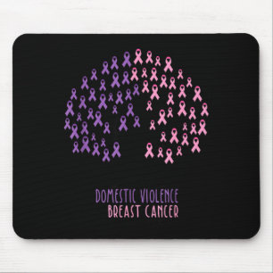 Ribbon Tree Breast Cancer Domestic Artwork Mouse Mat
