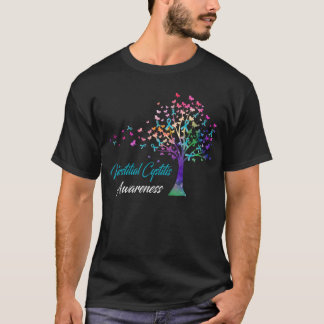 Ribbon Tree Interstitial Cystitis Awareness T-Shir T-Shirt