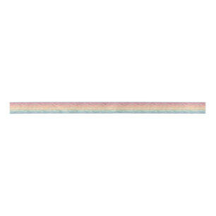 Ribbon Watercolor Rainbow Stripe Satin Ribbon