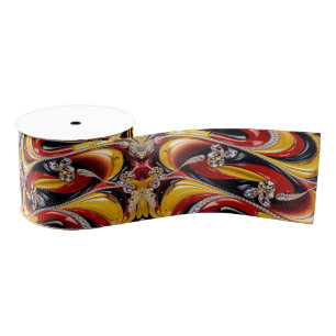 Ribbon with Belgian Colours Grosgrain Ribbon