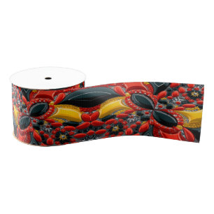 Ribbon with Germany Colors Grosgrain Ribbon