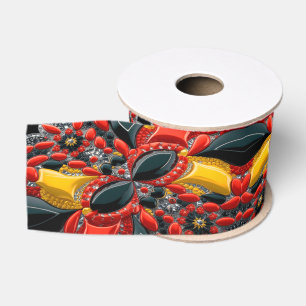 Ribbon with Germany Colours Grosgrain Ribbon