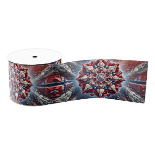 Ribbon with Norway Colours Grosgrain Ribbon