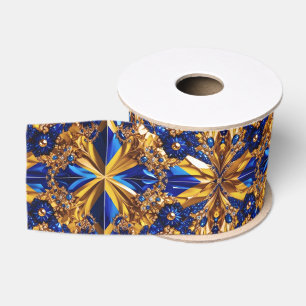 Ribbon with Sweden Colours Grosgrain Ribbon