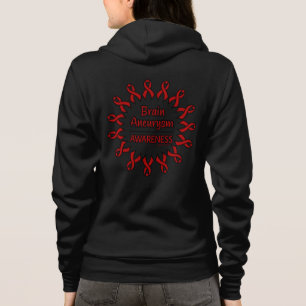 Ribbons/Circle...Brain Aneurysm Hoodie