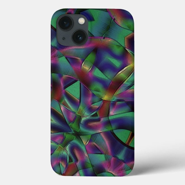 Ribbons intertwined with darkened colors Case-Mate iPhone case (Back)