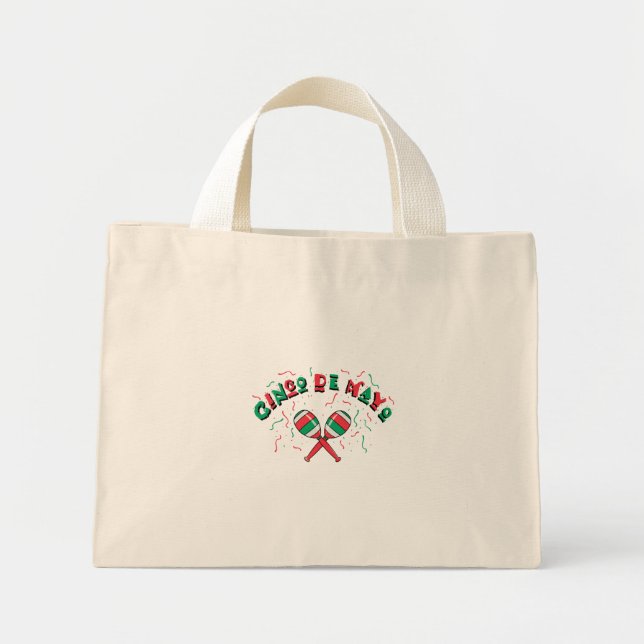 Ribbons & Maracas - Mini Tote Bag (Front)