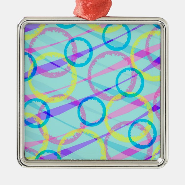 Ribbons Metal Tree Decoration (Front)