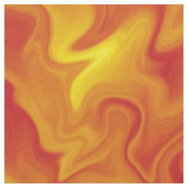 Ribbons of Fire Fabric (Close Up)