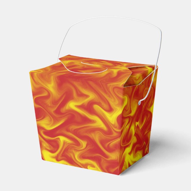 Ribbons of Fire Favour Box (Front Side)