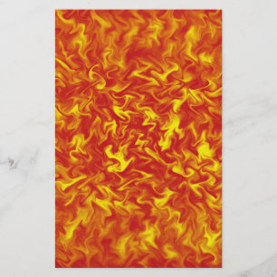 Ribbons of Fire Stationery