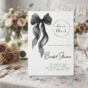 Ribbons & Romance Bridal Shower Invitation