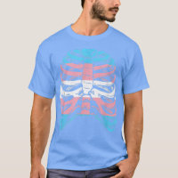 Ribcage Transgender Pride Trans Flag Skeleton LGBT