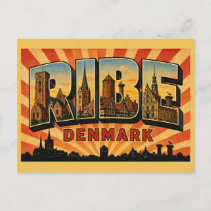 Ribe Denmark Cathedral Postcard