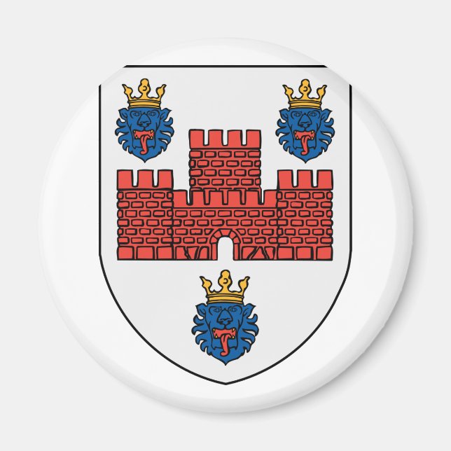 ribe, Denmark Magnet (Front)