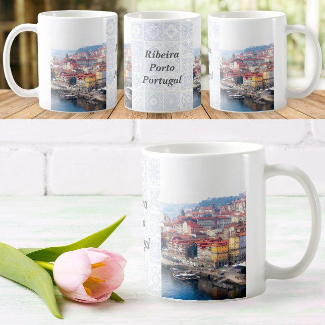 Ribeira and Douro River. Porto, Portugal. Coffee Mug (Ribeira and Douro River. Porto, Portugal. Coffee Mug)
