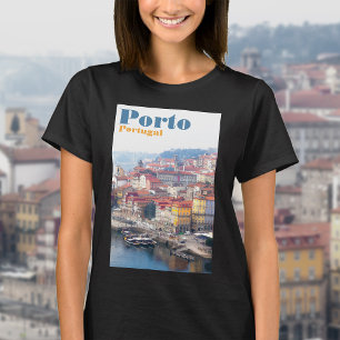 Ribeira and Douro River. Porto, Portugal. T-Shirt