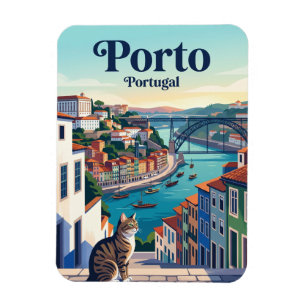 Ribeira District, Porto Portugal Magnet