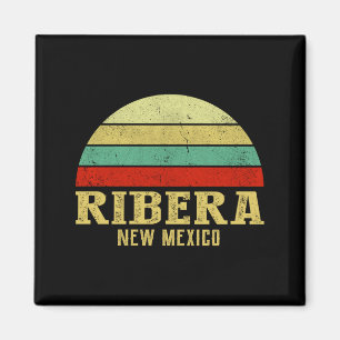 Ribera New Mexico Vintage Retro Sunset _1  Magnet