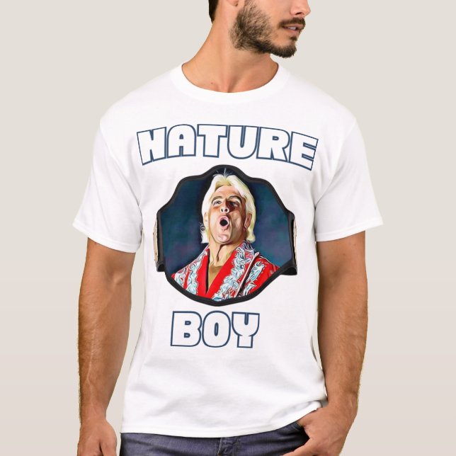 Ric Flair T-ShirtNature Boy Ric Flair Championship T-Shirt (Front)