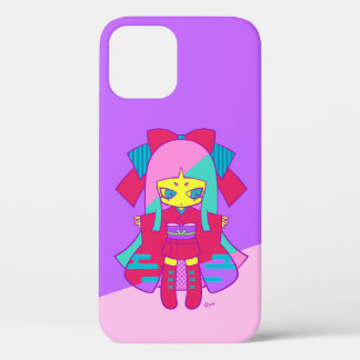 Rica girls D [purple and pink] - D子（紫ピンク） Case-Mat iPhone 12 Case
