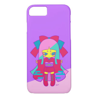 Rica girls D [purple and pink] - D子（紫ピンク） iPhone 8/7 Case