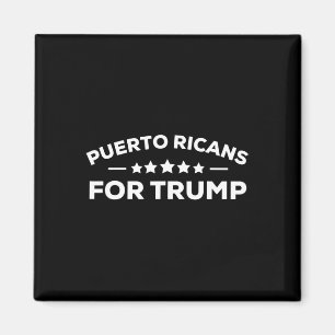 Ricans For Trump 2020 Funny Gift Shirt Men Women Magnet