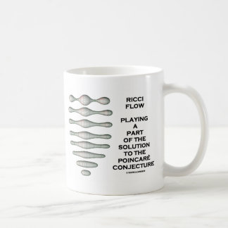 Ricci Flow Solution Poincaré Conjecture (Geometry) Coffee Mug