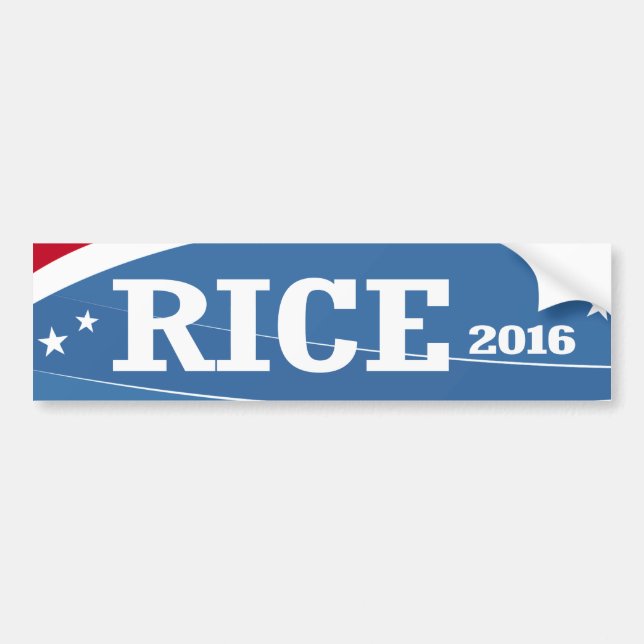 RICE 2016 BUMPER STICKER (Front)