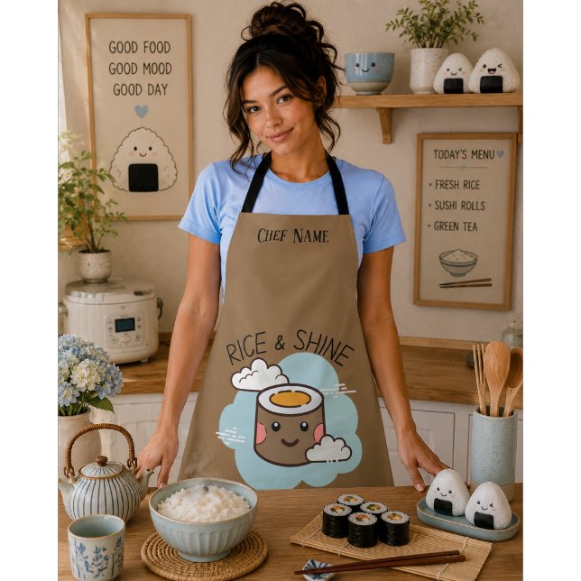 Rice and shine , sushi  apron (Creator Uploaded)