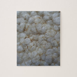 Rice Cake ,  Healthy Food, White Snack Jigsaw Puzzle