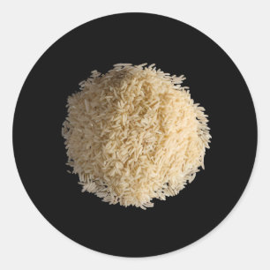 Rice Classic Round Sticker