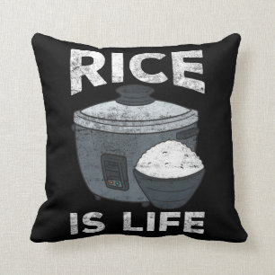 Rice Cooker Asian Food Carbohydrates Lover Cushion