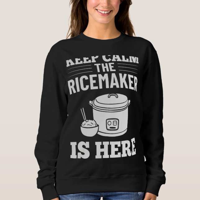 Rice Cooker Maker Japanese Bowl Pot 3 Sweatshirt (Front)