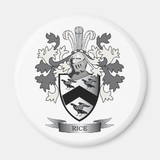Rice Family Crest Coat of Arms Magnet