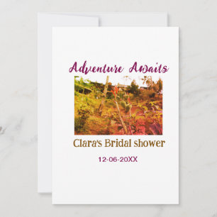 Rice fields adventure awaits bridal shower name fa holiday card