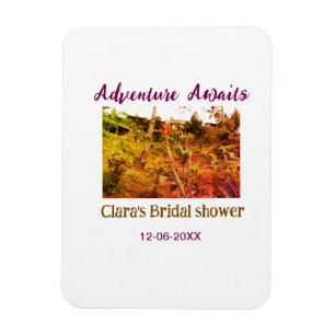 Rice fields adventure awaits bridal shower name fa magnet